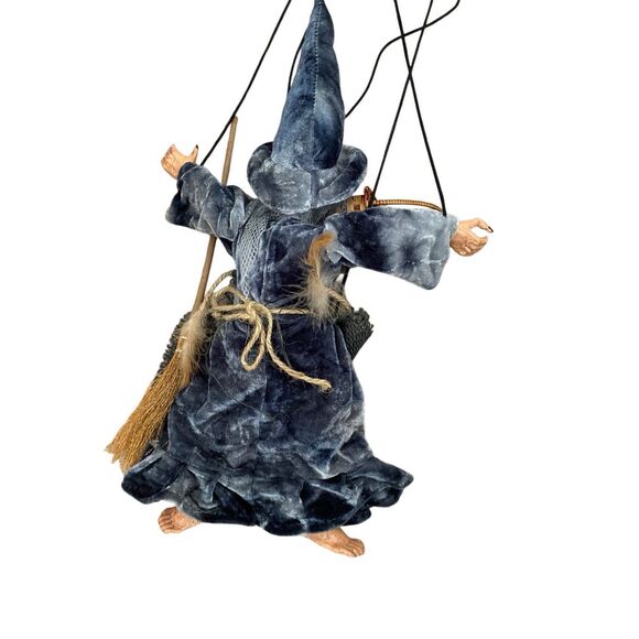 Witch Halloween String Puppet Porcelain Spooky Horror Decoration - Picture 3 of 10